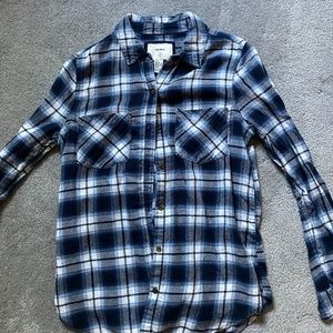 Forever 21 Blue Plaid Shirt